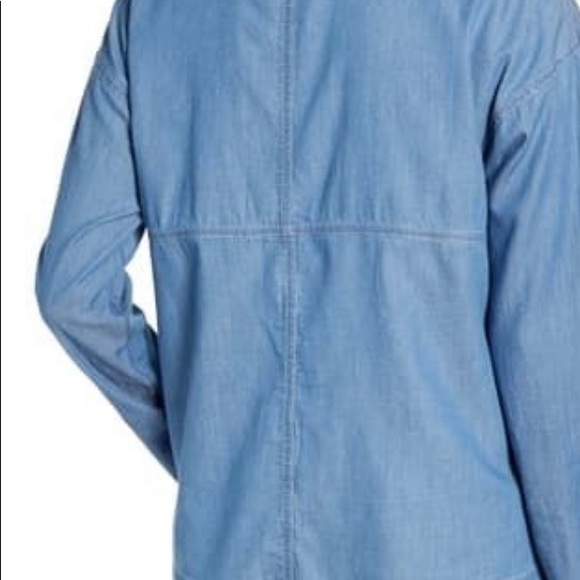 Caslon chambray utility jacket - Picture 6 of 7